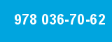 978 036-70-62